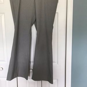 Light Gray dress slacks with flare legs. Size 18L.